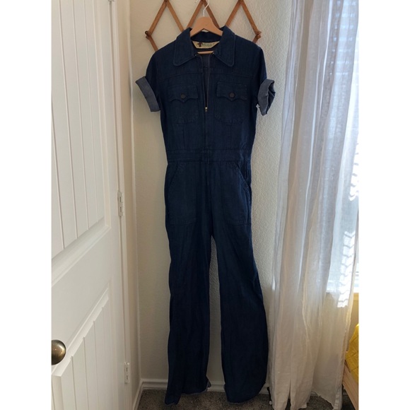 Vintage Pants - Vintage Denim Jumpsuit Vintage Pants - Vintage Denim Jumpsuit
